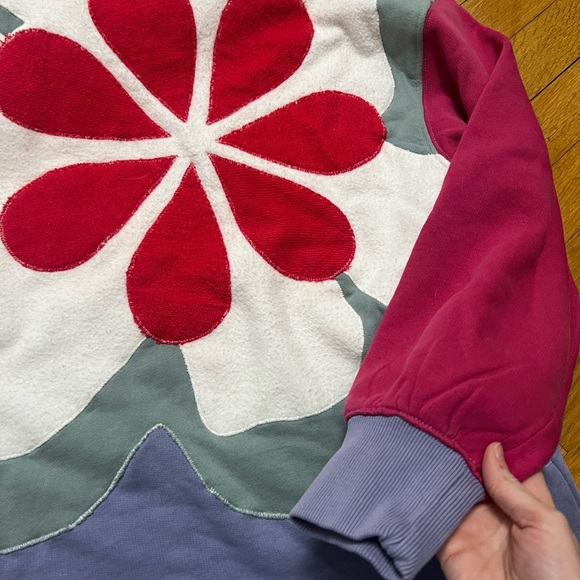 Free People Poppy Hoodie - Lavender and Pink - Picture 5 of 8